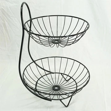 Fruit Basket 2 Layer (Round Shaped)