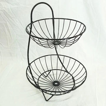 Fruit Basket 2 Layer (Round Shaped)